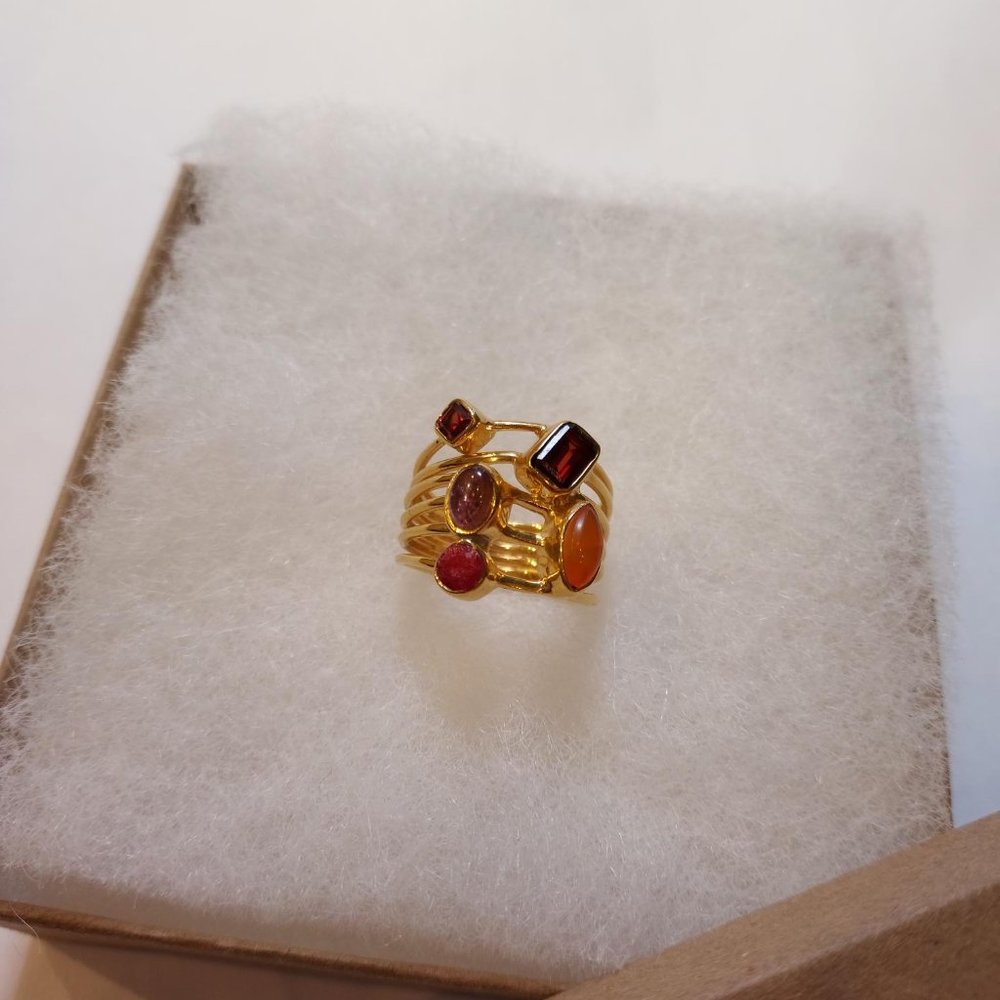 NIB Sundance Catalog "Chocolate Box" ring, size 8 - Picture 10 of 12